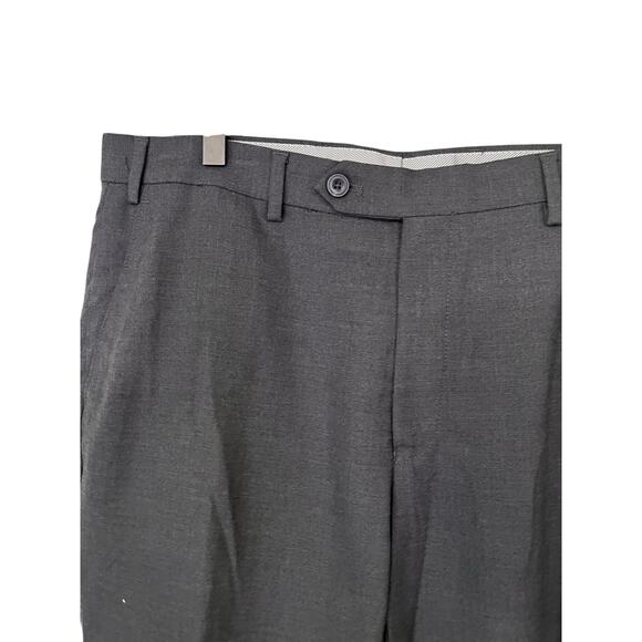 Michael Kors Mens Matisse Charcoal Gray Wrinkle Resistant Pants Size 36 X 30 - Picture 3 of 6